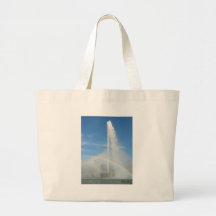Fountain at the Point Canvas Bags