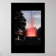 Fountain poster