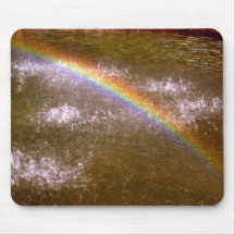 Fountain Rainbow Mousepad