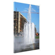 Fountain Stretched Canvas Prints