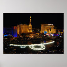Fountains on the Strip Poster