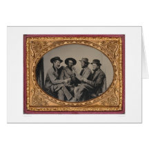 Four California miners  (40030) Card