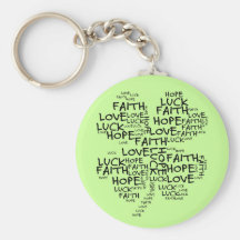Four Leaf Clover Meaning: Hope, Faith, Love, Luck Keychains