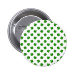 Four leaf clovers in green fade buttons