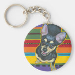 Four on the Floor on a Serape Key Chain