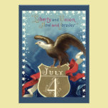 Fourth of July Backyard BBQ Family Party invitations