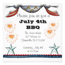 Fourth of July Invite