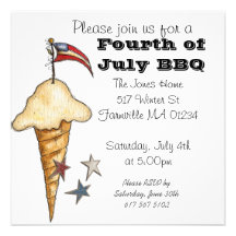 Fourth of July Invite