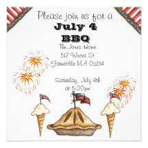 Fourth of July Invite