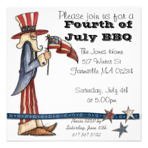 Fourth of July Invite
