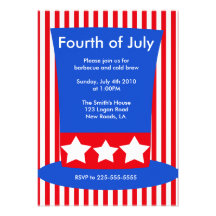 Fourth of July Invites