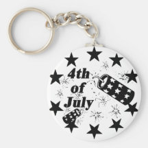 Fourth of July Key Chains