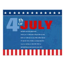 Fourth of July Party Invitation