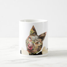 Foxy Lady Portrait Coffee Mugs
