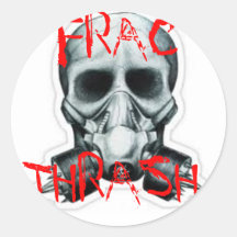 FRAC THRASH STICKER