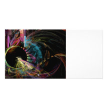 Fractal - Black Hole Custom Photo Card