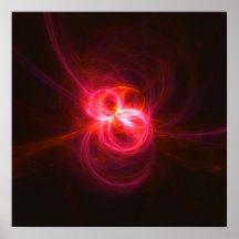 Fractal Flame : Opal I Posters