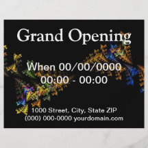 Fractal Full Color Flyer