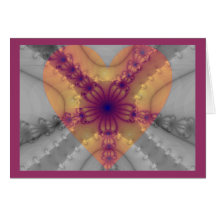 Fractal Heart Cards