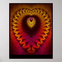 Fractal Heart Print