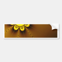 Fractal image bumper stickers