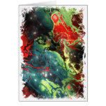 Fractal Nebula 3 White Card