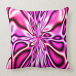 Fractal Pinks Flower Bloom Mojo Pillow pillows