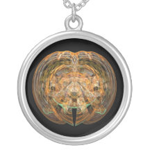 Fractal Pumpkin Necklace