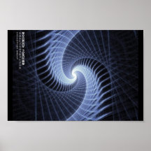 fractal spiral posters