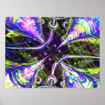 Fractal trentacles poster