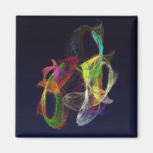 Fractal - Tropical Fish Magnet