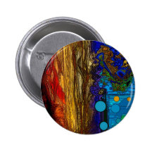 Fram - Abstract Art Pinback Buttons