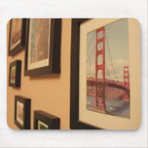 Framed art wall mouse pads