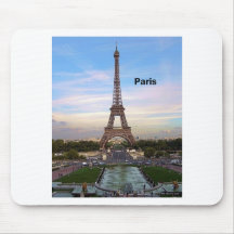 France Paris Eiffel Tower (by St.K) Mousepad