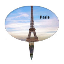 France Paris Eiffel  tower (new) (St.K) Cake Pick