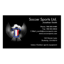 France Soccer Champions Business Cards