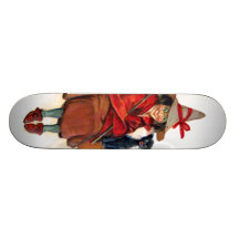 Frances Brundage: Witch on Sickle Moon Skate Deck