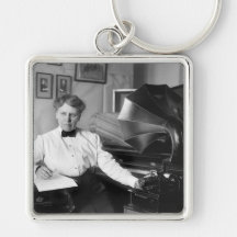 Frances Densmore at Work, 1917 Key Chains