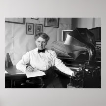 Frances Densmore at Work, 1917 Poster