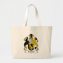 Francis Family Crest Tote Bag
