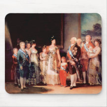 Francisco de Goya - Charles IV of Spain and His Fa Mousepad