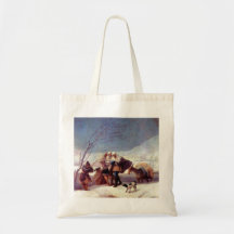 Francisco de Goya - The snowstorm Tote Bag