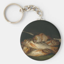 Francisco Goya - Still Life with Golden Bream Keychain