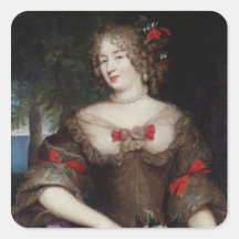 Francoise de Sevigne  Countess of Grignan Square Sticker