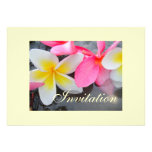 Frangipani Fever Custom Invites
