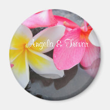 Frangipani Fever Fridge Magnets