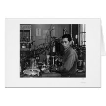 Frank Hirosawa In Laboratory 1943 Card