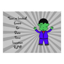 Frankenstein boy announcement
