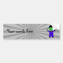 Frankenstein boy bumper stickers