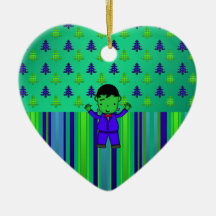 Frankenstein boy ornament